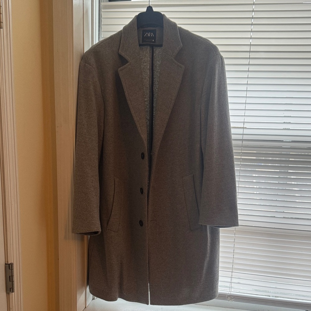 Zara Charcoal Overcoat